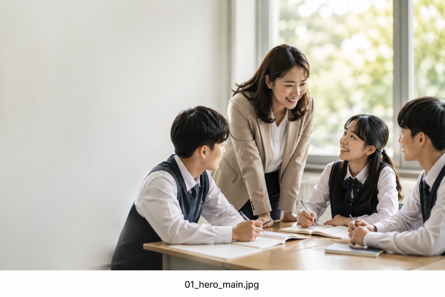 학생들과 함께하는 교육 장면